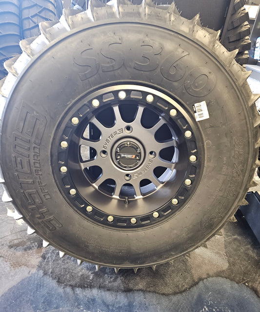 System 3 wheel and tire package Sand