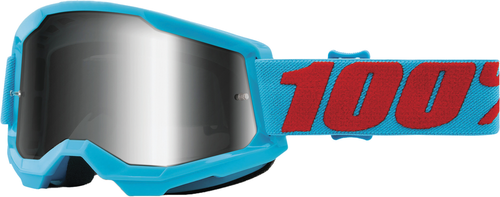100% Strata 2 SUMMIT MIRROR SILVER LENS – SYER POWERSPORTS