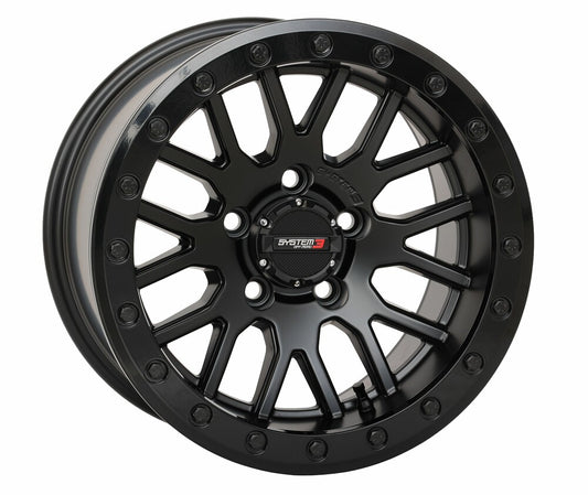 SYSTEM 3 SB9 WHEEL 15X9 5+4 (+10MM) 5/4.5 MATTE BLACK