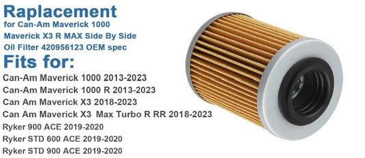 Can-Am 420956123 Engine Oil Filter  Maverick X3 Turbo R OEM