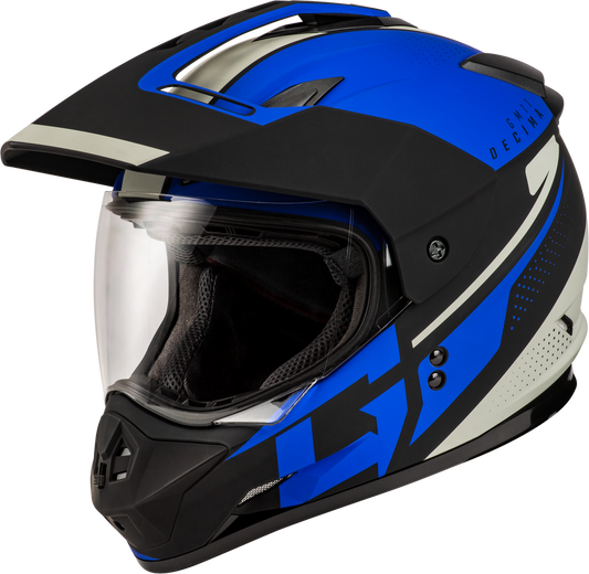 GMAX GM-11 DECIMA HELMET MATTE BLACK/BLUE