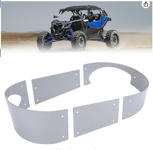 KEMIMOTO X3 Belt Guard Clutch Stainless Steels Inner Belt Housing Guard Can Am