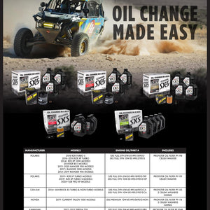 MAXIMA SXS QUICK CHANGE KIT 5W-40 WITH OIL FILTER KAW KRX