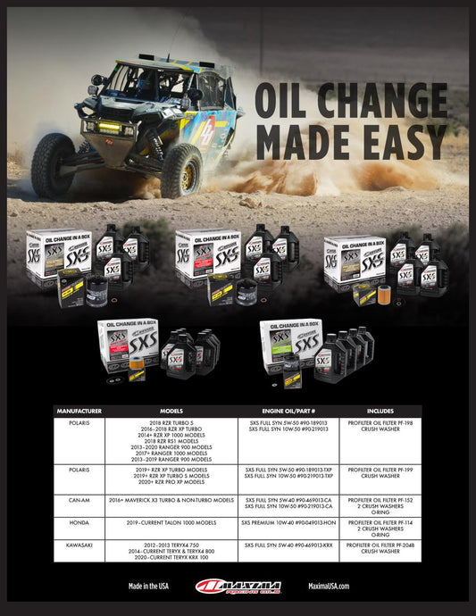 MAXIMA SXS - CAN-AM MAVERICK X3 QUICK CHANGE KIT