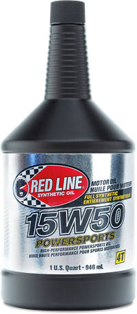 RED LINE REDLINE 15W50 QT POWERSPORTS