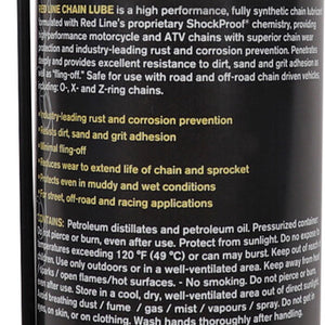 RED LINE CHAIN LUBE WITH SHOCKPROOF 13OZ