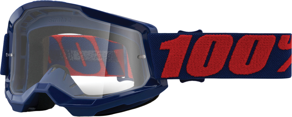strata 2 goggle 100% STRATA 2 GOGGLE MASEGO CLEAR LENS – SYER POWERSPORTS