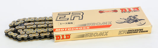 D.I.D HI-PERFORMANCE 520MX-120 RACING CHAIN GOLD