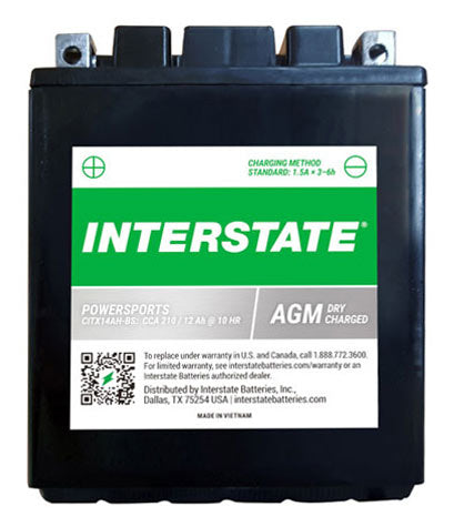 INTERSTATE CITX14AH-BS BATTERY