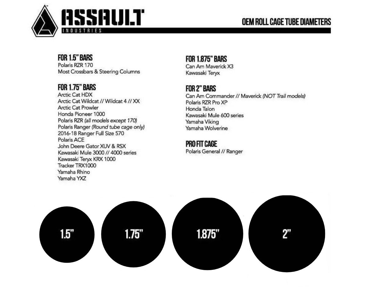 ASSAULT INDUSTRIES AVIATOR UTV SIDE MIRRORS SVM-U-AVITR