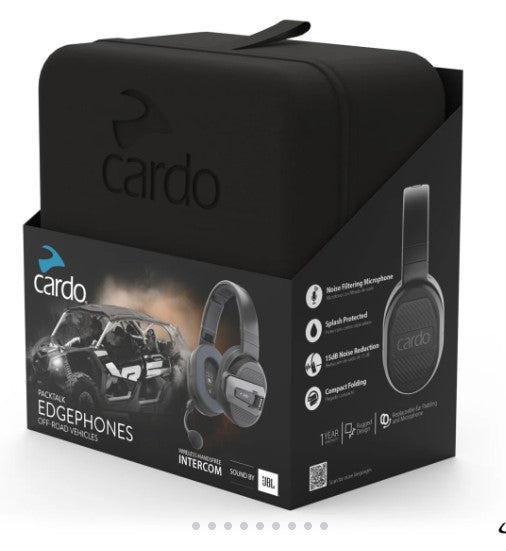 Cardo Packtalk Edgephones Headset - Headset ONLY