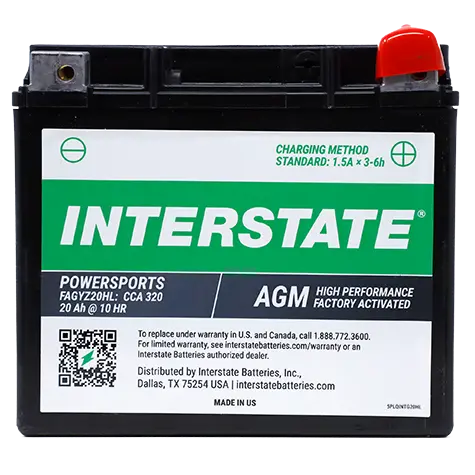FAGYZ20HL INTERSTATE BATTERY