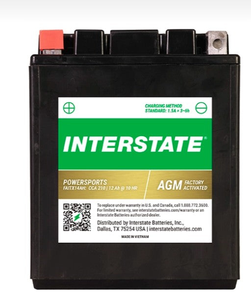 FAITX14AH INTERSTATE BATTERY