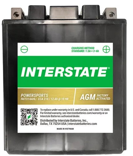 FAITX14AHL INTERSTATE BATTERY