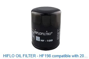 HF198 Hiflo 198 Oil Filter