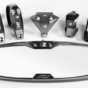 Halo-RA Billet Aluminum Rearview Mirror – 1.75″ Round Tube ROPS