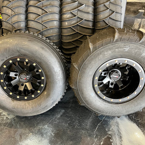 SYSTEM 3 SB4 BL WHEEL 14X7 and 14X10 with Sandcat Sand Tires