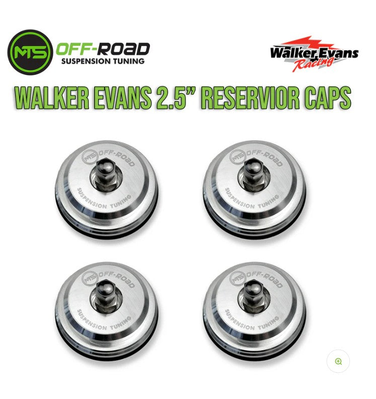 MTS Off-Road Schrader Valve Reservoir Caps (Walker Evans SHOCKS)