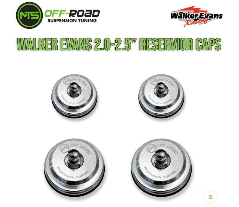 MTS Off-Road Schrader Valve Reservoir Caps (Walker Evans SHOCKS)