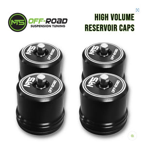 MTS Off-Road Schrader Valve Reservoir Caps (FOR FOX SHOCKS)