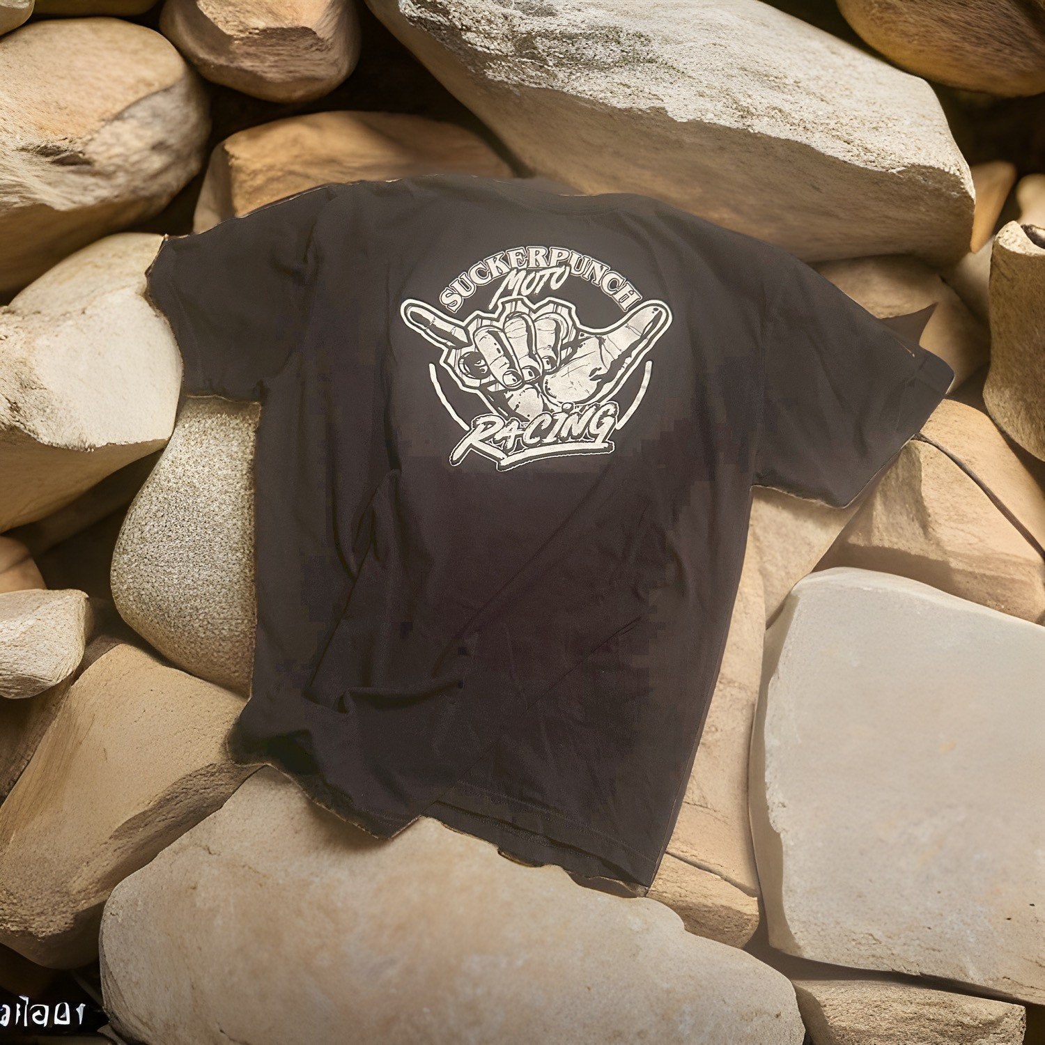 SUCKERPUNCH  Moto Racing (SMR) Shaka Unisex Tee