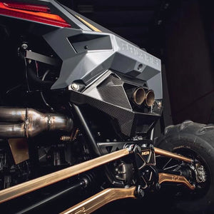 Fourwerx 20+ POLARIS RZR PRO R ( ONLY ) - CARBON FIBER EXHAUST SURROUND