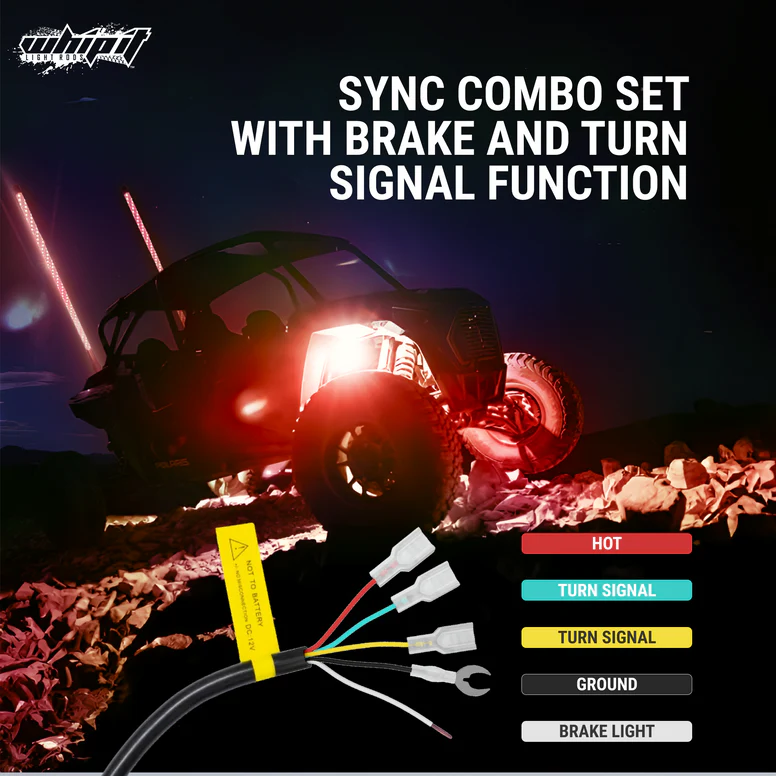 Whip It MagLink LED Whips (pair)