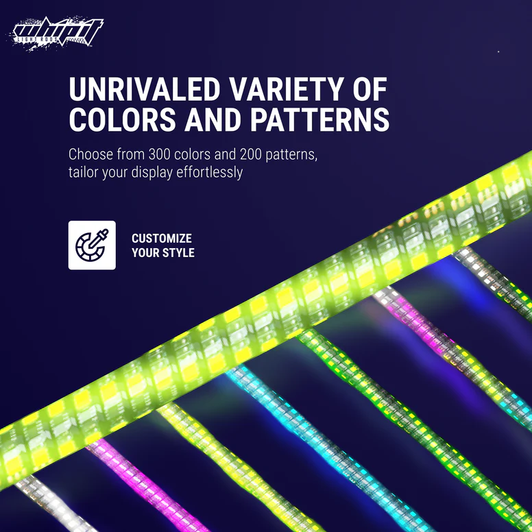 Whip It MagLink LED Whips (pair)