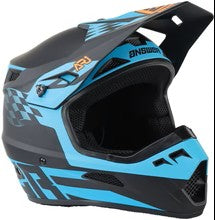 Answer Racing AR1, AR1 Sweep & Mototown MX Motocross Helmet (Adult Sizing) - Black & White / Black & Red / Black & Blue