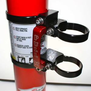 AXIA Quick release fire extinguisher mount w/ 2.5lb extinguisher